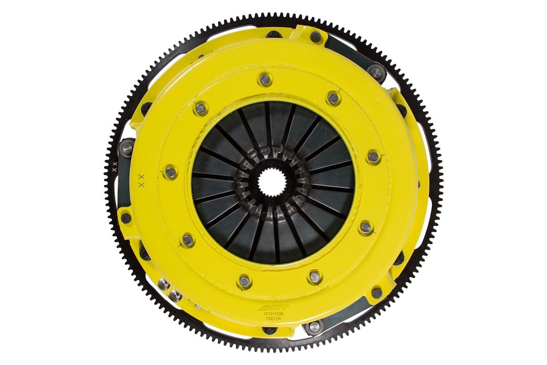 Act Clutch Set, Twin Race, 10-1/2 Inch Clutch Diameter, 1-1/8 Inch X 26 Spline Input Shaft, Diaphragm, Dual Disc/ Ceramic Friction Material – T1R-G01