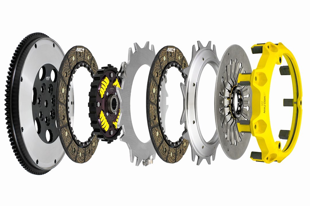 Act Clutch Set, Mod-Twin 225 HD Sprung Street, 8.8 Inch Clutch Diameter, 1 Inch X 23 Spline Input Shaft, Diaphragm – T1S-M01