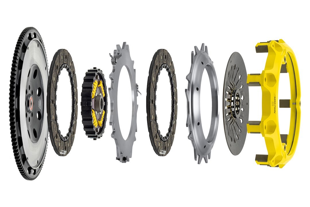 Act Clutch Set, Mod-Twin 225 HD Sprung Street, 8.8 Inch Clutch Diameter, 1 Inch X 24 Spline Input Shaft, Diaphragm – T1S-S05