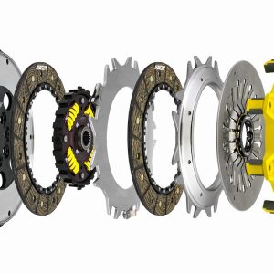 Act Clutch Set, Mod-Twin 225 Xt Sprung Street, 8.8 Inch Clutch Diameter, 1 Inch X 23 Spline Input Shaft, Diaphragm, Xtreme Pressure Plate – T2S-M01