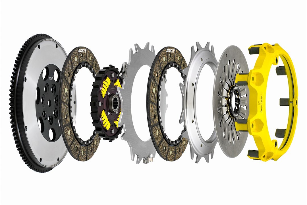 Act Clutch Set, Mod-Twin 225 Xt Sprung Street, 8.8 Inch Clutch Diameter, 1 Inch X 23 Spline Input Shaft, Diaphragm, Xtreme Pressure Plate – T2S-M01