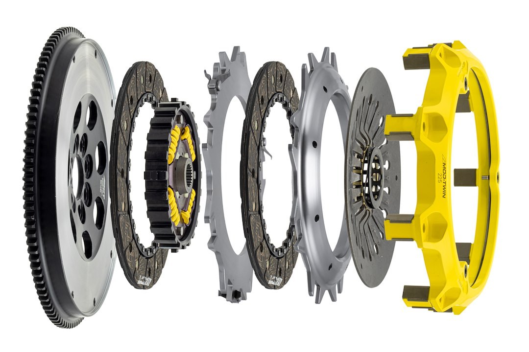 Act Clutch Set, Mod-Twin 225 Xt Sprung Street, 8.8 Inch Clutch Diameter, 1 Inch X 23 Spline Input Shaft, Diaphragm, Xtreme Pressure Plate – T2S-M05