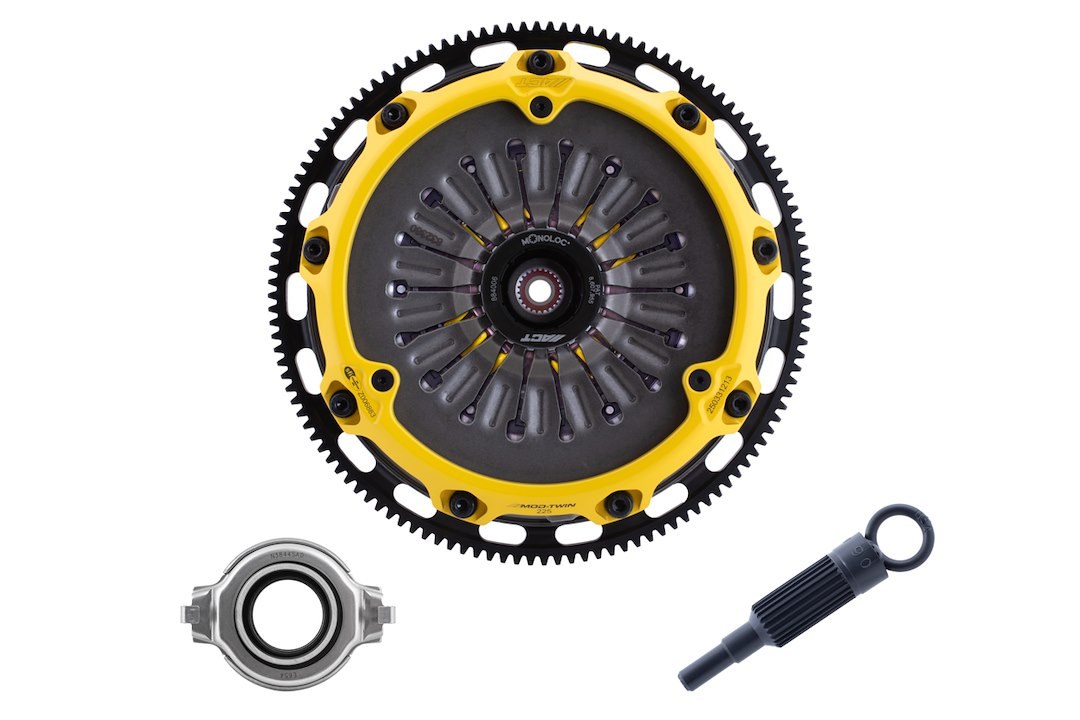 Act Clutch Set, Mod-Twin 225 Xt Sprung Street, 8.8 Inch Clutch Diameter, 1 Inch X 24 Spline Input Shaft, Diaphragm, Xtreme Pressure Plate – T2S-S05