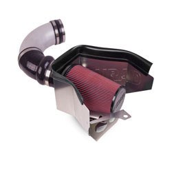 AIRAID Cold Air Intake, Cold Air Dam (cad), Black Plastic Tube, Red Synthamax Filter, With Heat Shield – 251-325
