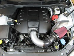 AIRAID Cold Air Intake, Cold Air Dam (cad), Black Plastic Tube, Red Synthamax Filter, With Heat Shield – 251-325