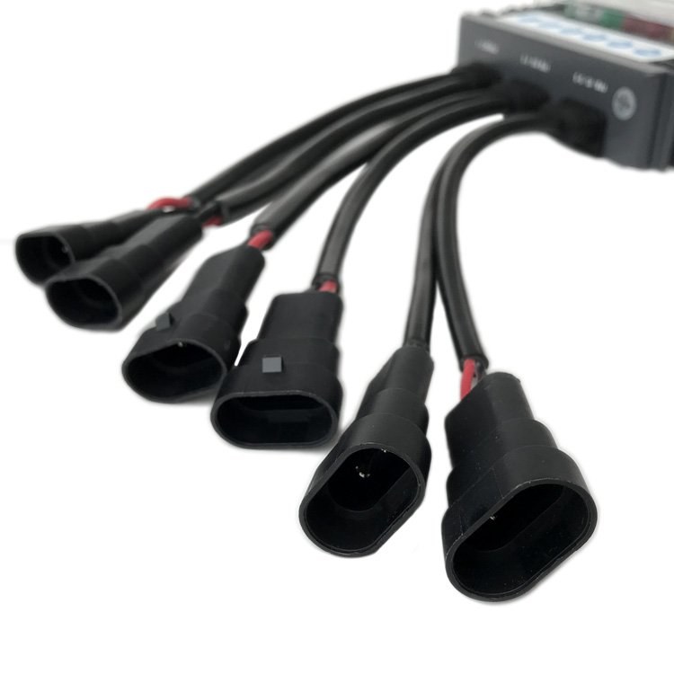 Advanced Acc Multi Purpose Light Controller, Trigger 6 Shooter, For Use to Control Six Accessories, 12 to 24 Input Volts, 6 Output Channels – 3001