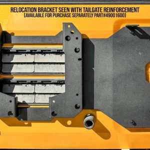 Advanced Acc Spare Tire Carrier Reinforcement Bracket, Relocate the OE Spare Tire Carrier, Up to 35 Inch Diameter X 12-1/2 Inch Width Tire – 49001500