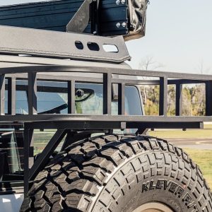 Advanced Acc Cargo Carrier – Spare Tire Mount, 38 Inch X 16 Inch X 6 Inch, Mesh Rack, Bolt-On Installation – 49001525