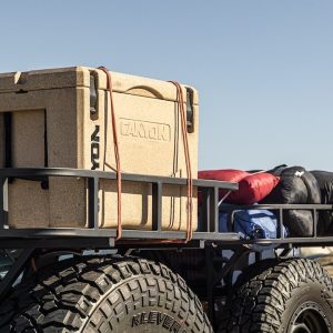 Advanced Acc Cargo Carrier – Spare Tire Mount, 38 Inch X 16 Inch X 6 Inch, Mesh Rack, Bolt-On Installation – 49001525