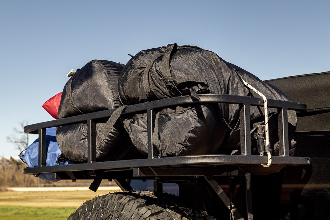 Advanced Acc Cargo Carrier – Spare Tire Mount, 38 Inch X 16 Inch X 6 Inch, Mesh Rack, Bolt-On Installation – 49001525