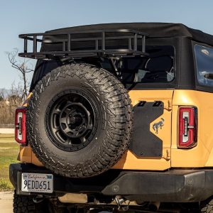 Advanced Acc Spare Tire Carrier Reinforcement Bracket, Increases the Strength of Factory Spare Tire Carrier, Up to 37 Inch Tire – 49001630