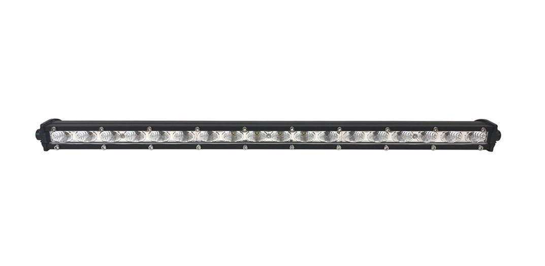 Advanced Acc Light Bar, Brite-Saber, LED Bulb, 18-1/2 Inch Length, 18 Led’s, 8 Flash Patterns, Red Brake Light, Amber Turn Signal Light – 81801