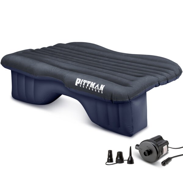 Airbedz Rear Seat Air Mattress, 55 Inch Length X 35-1/2 Inch Width X 17-1/2 Inch Height Inflated, With DC Portable Air Pump – PPI-BLK_PV_CARMAT