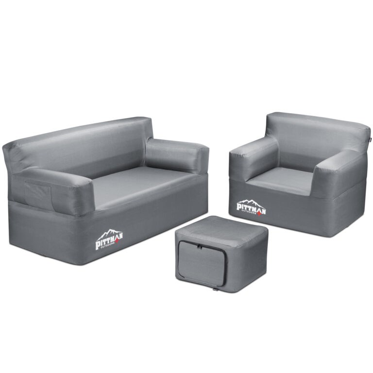 Airbedz Inflatable Furniture, Chair/ Couch/ Ottoman, For Indoor/ Outdoor Use – PPI-AIR FURNITURE SET