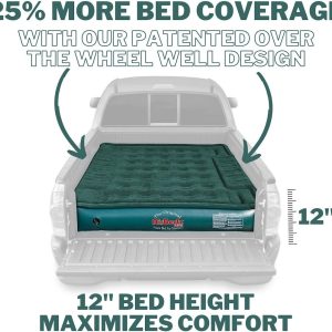 Airbedz Truck Bed Air Mattress, Airbedz Lite, Full Size, 75 Inch Length X 63-1/2 Inch Width X 12 Inch Height Inflated – PPI-PV202C