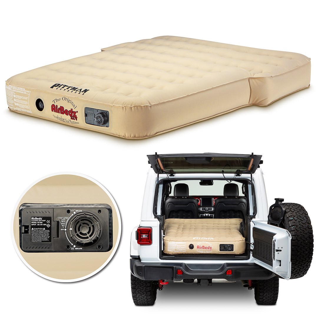 Airbedz Rear Seat Air Mattress, 66 Inch Length X 52 Inch Width X 10 Inch Height Inflated – PPI-TAN_XUV