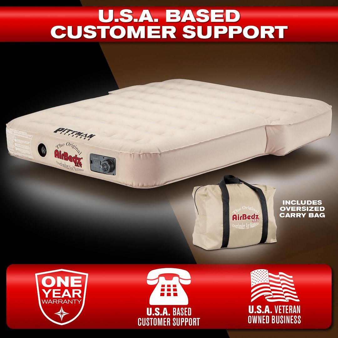 Airbedz Rear Seat Air Mattress, 66 Inch Length X 52 Inch Width X 10 Inch Height Inflated – PPI-TAN_XUV