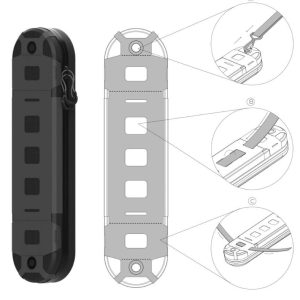 ACLIM8 Camping Multi Tool Carrying Case, Combar™, For Combar™ Camping Multi Tools, Zipper Closure – FG-012