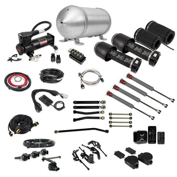 Accuair Lift Kit Suspension, Adjustable 0 to 5-1/2 Inch Front and Rear Lift Depending on Speed of Vehicle – AA-4104