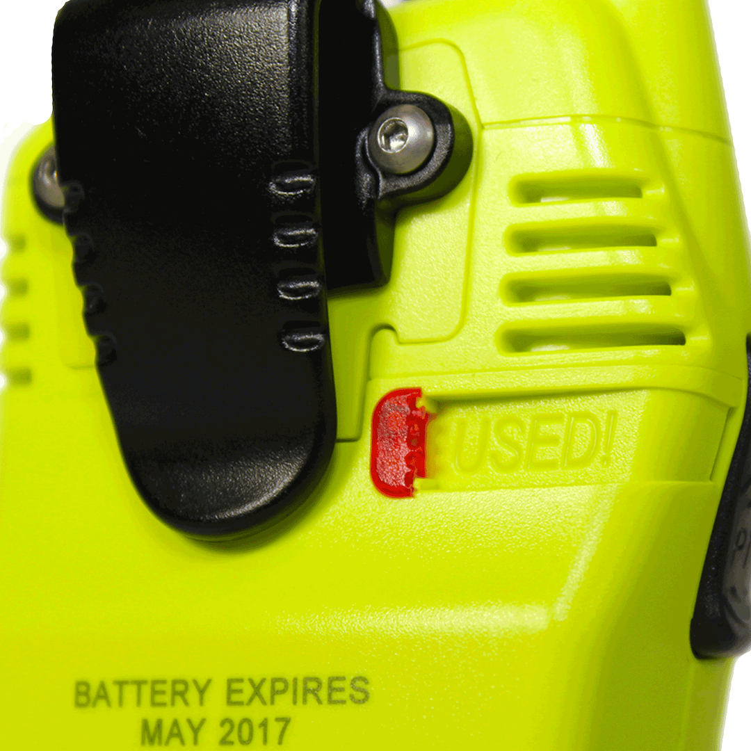 Acr Electron VHF Radio, SR203, Handheld, United States/ Canadian/ International Channels, 2.5 Watts, Lcd Digital Display, Yellow – 2827