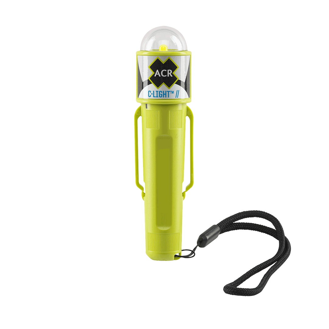 Acr Electron Man Overboard Locator, C-Light™, Manual Activation, Twist on/ Off Manual Activation Boasts 20 Lumen LED, Steady on Light – 3963.1