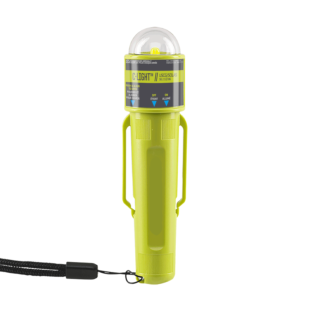 Acr Electron Man Overboard Locator, C-Light™, Manual Activation, Twist on/ Off Manual Activation Boasts 20 Lumen LED, Steady on Light – 3963.1