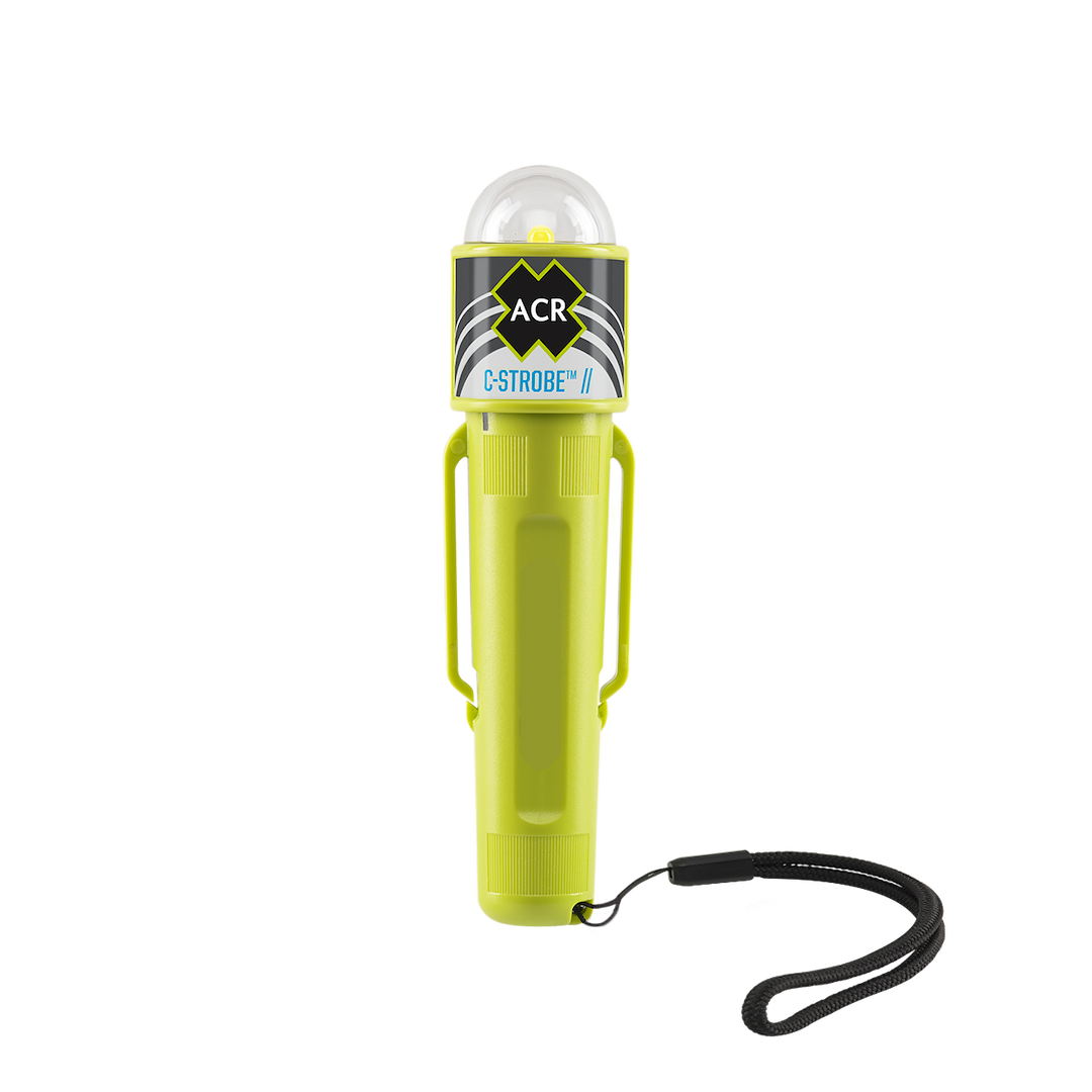 Acr Electron Man Overboard Locator, C-Strobe™, Manual Activation, Twist on/ Off Manual Activation Boasts 45 Lumen LED, Strobe Light – 3965.1