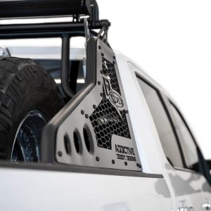 A.desert Des Truck Bed Bar, Race Series Chase Rack, Tubular Bar Style, Mounts Forward Facing 50 Inch Light Bar, Powder Coated – C160011100103