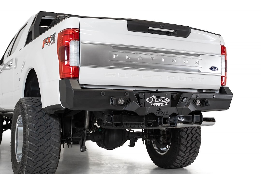 A.desert Des Bumper, Bomber, One Piece Design, Direct-Fit, Mounting Hardware Included, With 3/4 Inch D-Rings Mounts – R160051280103