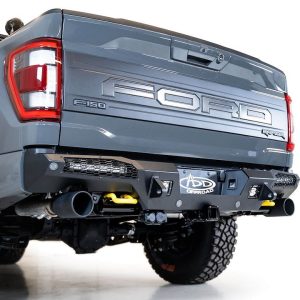 A.desert Des Bumper, Honeybadger, One Piece Design, Direct-Fit, Mounting Hardware Included, Retains OE Tow Hooks – R210151430103