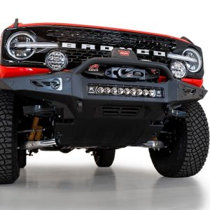 A.desert Des Bumper, Rock Fighter, One Piece Design, Direct-Fit, Mounting Hardware Included, With Bull Bar, With Winch Mount – F230181060103