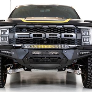 A.desert Des Bumper, Honeybadger, One Piece Design, Direct-Fit, Mounting Hardware Included, Without Bull Bar, Without Winch Mount – F210211180103