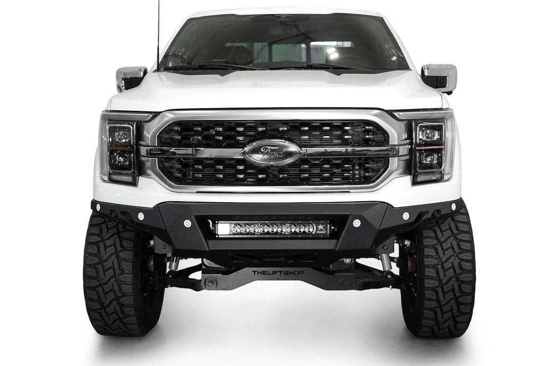 A.desert Des Bumper, Black Label, 3 Piece Design, Direct-Fit, Mounting Hardware Included, Without Bull Bar, Without Winch Mount – F190300010103