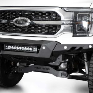 A.desert Des Bumper, Black Label, 3 Piece Design, Direct-Fit, Mounting Hardware Included, Without Bull Bar, Without Winch Mount – F190300010103