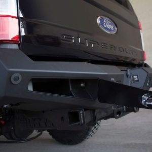 A.desert Des Bumper, Honeybadger, One Piece Design, Direct-Fit, Mounting Hardware Included, With Tow Hooks – R167301280103