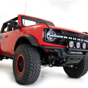 A.desert Des Bull Bar, Pro Series, Bolt-On, Use with F238100010103, Adds Four 6 Inch Round Lights, Hammer Black Powder Coated – L2357000201NA