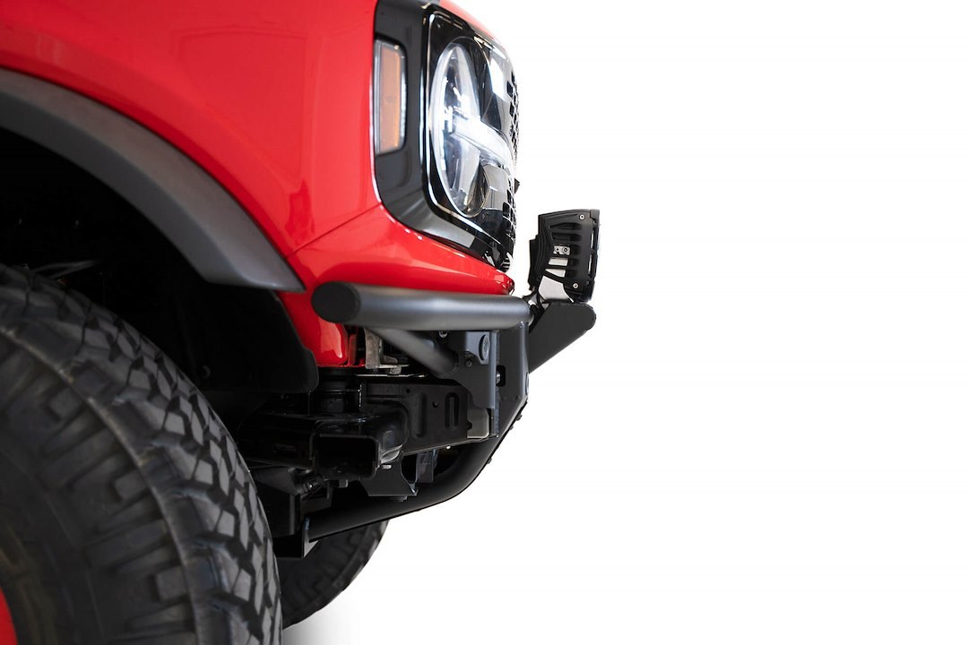 A.desert Des Bull Bar, Pro Series, Bolt-On, Use with F238100010103, Adds Four 6 Inch Round Lights, Hammer Black Powder Coated – L2357000201NA