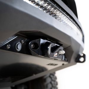 A.desert Des Winch Mount, Stealth Fighter, Mounts to Stealth Fighter Bumper, Powder Coated, Hammer Black – AC6215660103