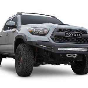 A.desert Des Bumper, Honeybadger, One Piece Design, Direct-Fit, Mounting Hardware Included, Without Grille Guard, With Winch Mount – F687382730103