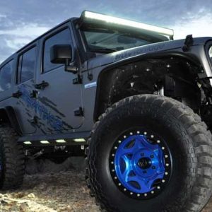 A.desert Des Running Board, Stealth Fighter, Powder Coated, Hammer Black with Satin Black Panel, Steel – S9515215501NA