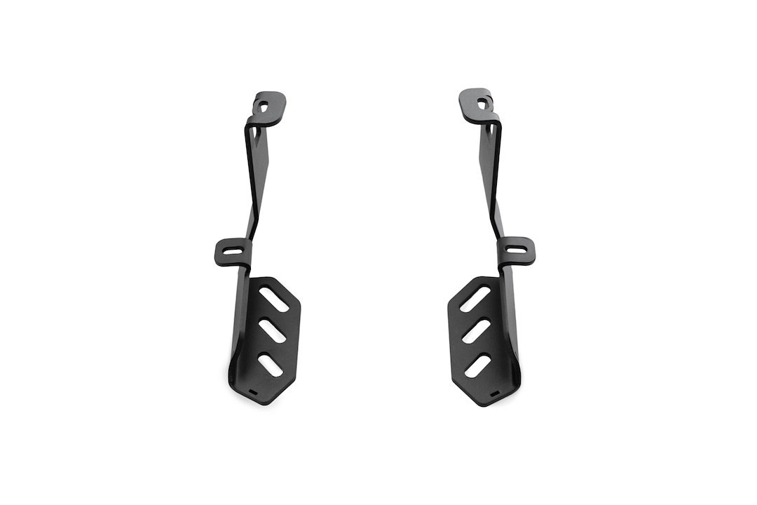 A.desert Des Driving/ Fog Light Mounting Bracket, Hood Hinge Mount, Mounts Up to 6 Inch Lights, Powder Coated, Hammer Black, Steel – AC1901801NA
