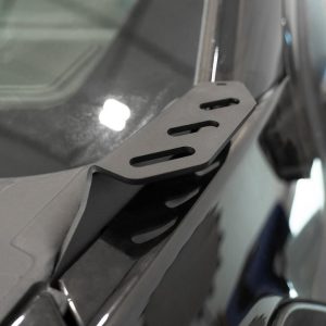 A.desert Des Driving/ Fog Light Mounting Bracket, Hood Hinge Mount, Mounts Up to 6 Inch Lights, Powder Coated, Hammer Black, Steel – AC1901801NA