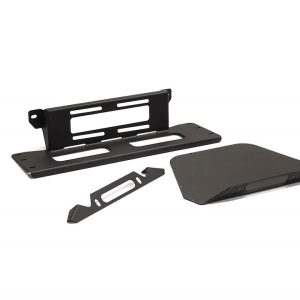 A.desert Des Winch Mount, Stealth Fighter, Mounts to Stealth Fighter Bumper, Powder Coated, Hammer Black – AC19156501NA