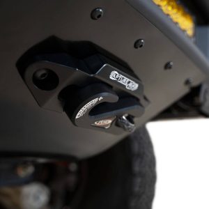 A.desert Des Winch Mount, Pro Series, Compatible Only with F218102070103, Powder Coated, Black, Steel – AC2101401NA