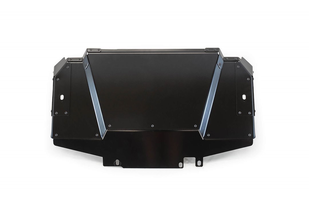 A.desert Des Skid Plate, Bomber, Bolt-On, Powder Coat, Satin Black, Aluminum Alloy – AC23008NA03