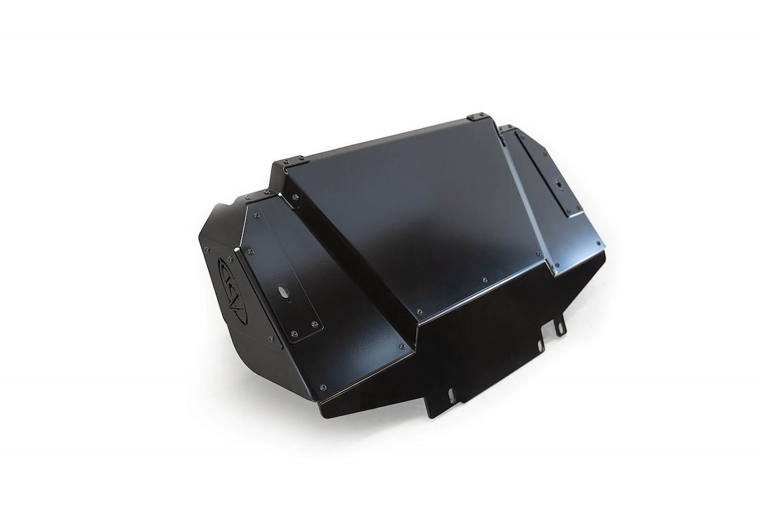 A.desert Des Skid Plate, Bomber, Bolt-On, Powder Coat, Satin Black, Aluminum Alloy – AC23008NA03