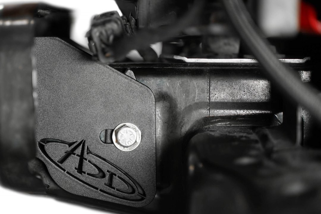 A.desert Des Frame Reinforcement Plate, Reinforces OEM Frame Horns When Using D-Rings or Winch Bumpers, Hammer Black Powder Coated Steel – AC2303701NA
