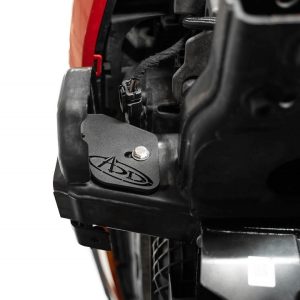 A.desert Des Frame Reinforcement Plate, Reinforces OEM Frame Horns When Using D-Rings or Winch Bumpers, Hammer Black Powder Coated Steel – AC2303701NA