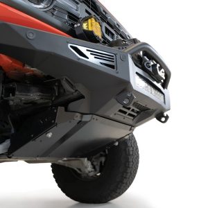 A.desert Des Skid Plate, Rock Fighter, For Use with Rock Fighter Bumper, Powder Coat, Satin Black, Aluminum Alloy – AC26005NA03