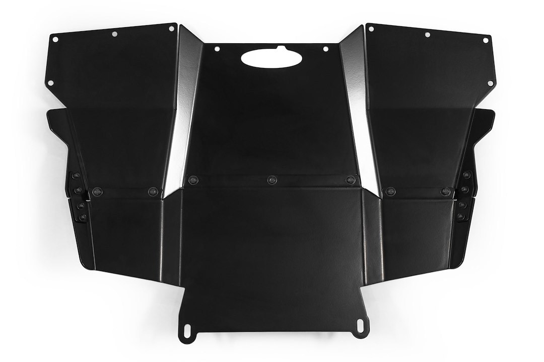 A.desert Des Skid Plate, Stealth, For Use with Stealth Front Bumper, Bolt-On, Powder Coated Finish, Satin Black, Aluminum – AC6705601NA